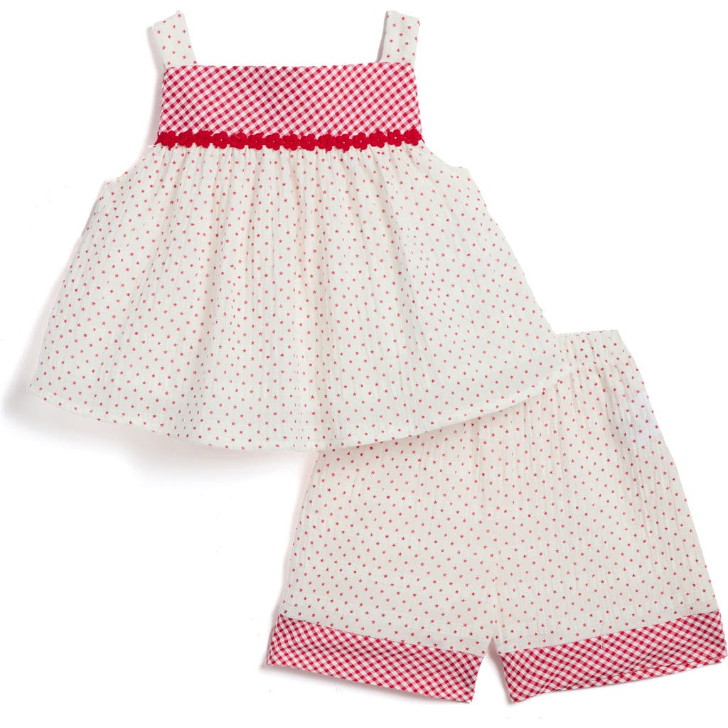 Pippa & Julie Saskia Tank & Shorts Set In Multi