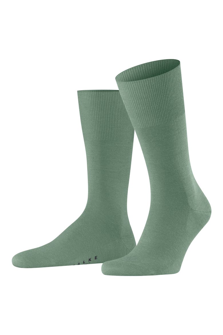 Airport Wool Blend Socks, Main, color, SAGE