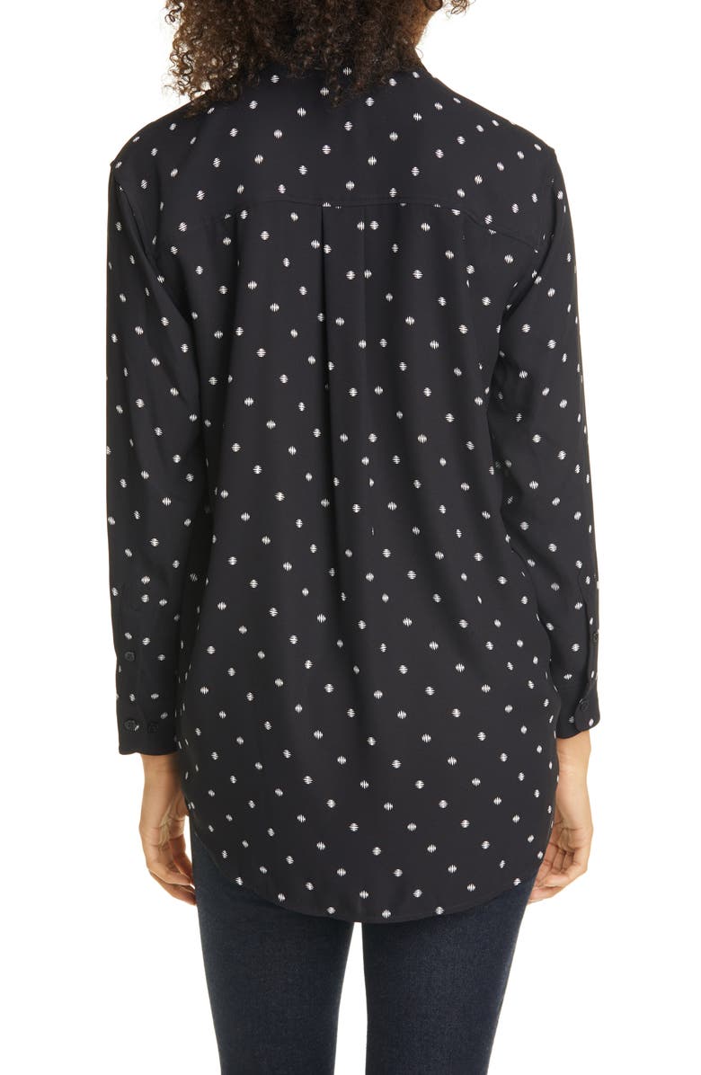 Equipment Daddy Dot Print Long Sleeve Button-Up Shirt, Alternate, color,