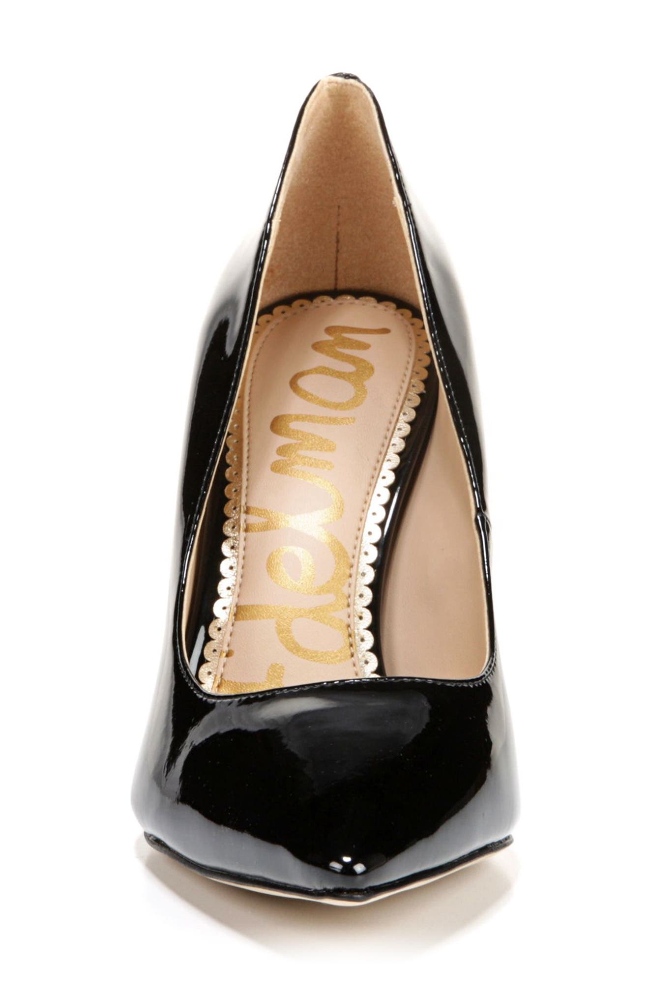 Hazel Pointed Toe Pump, Alternate, color, BLACK PATENT LEATHER