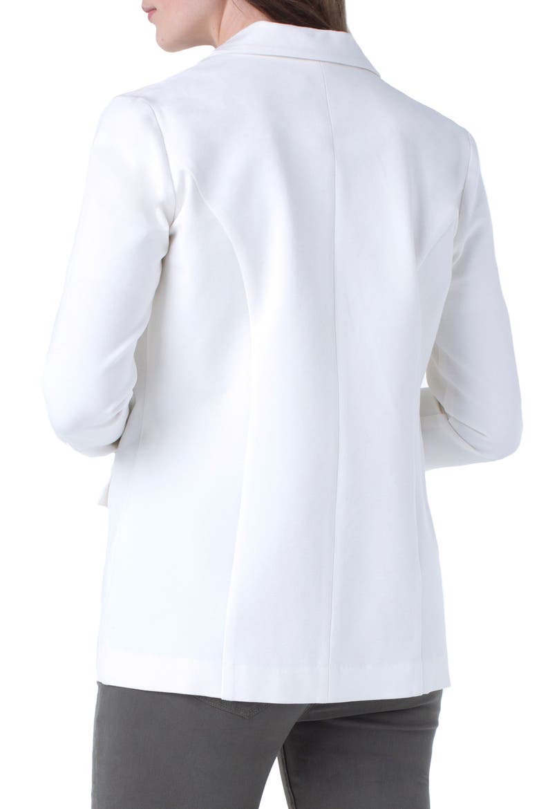 Knit Boyfriend Blazer, Alternate, color, EGRET
