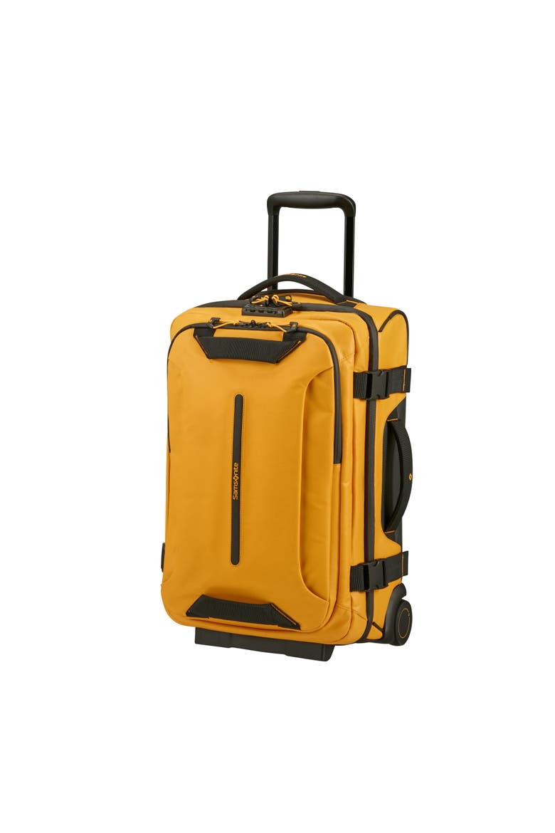 Ecodiver Carry On Wheeled Duffel 55/20, Main, color, Yellow
