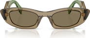 Prada 52mm Oval Sunglasses