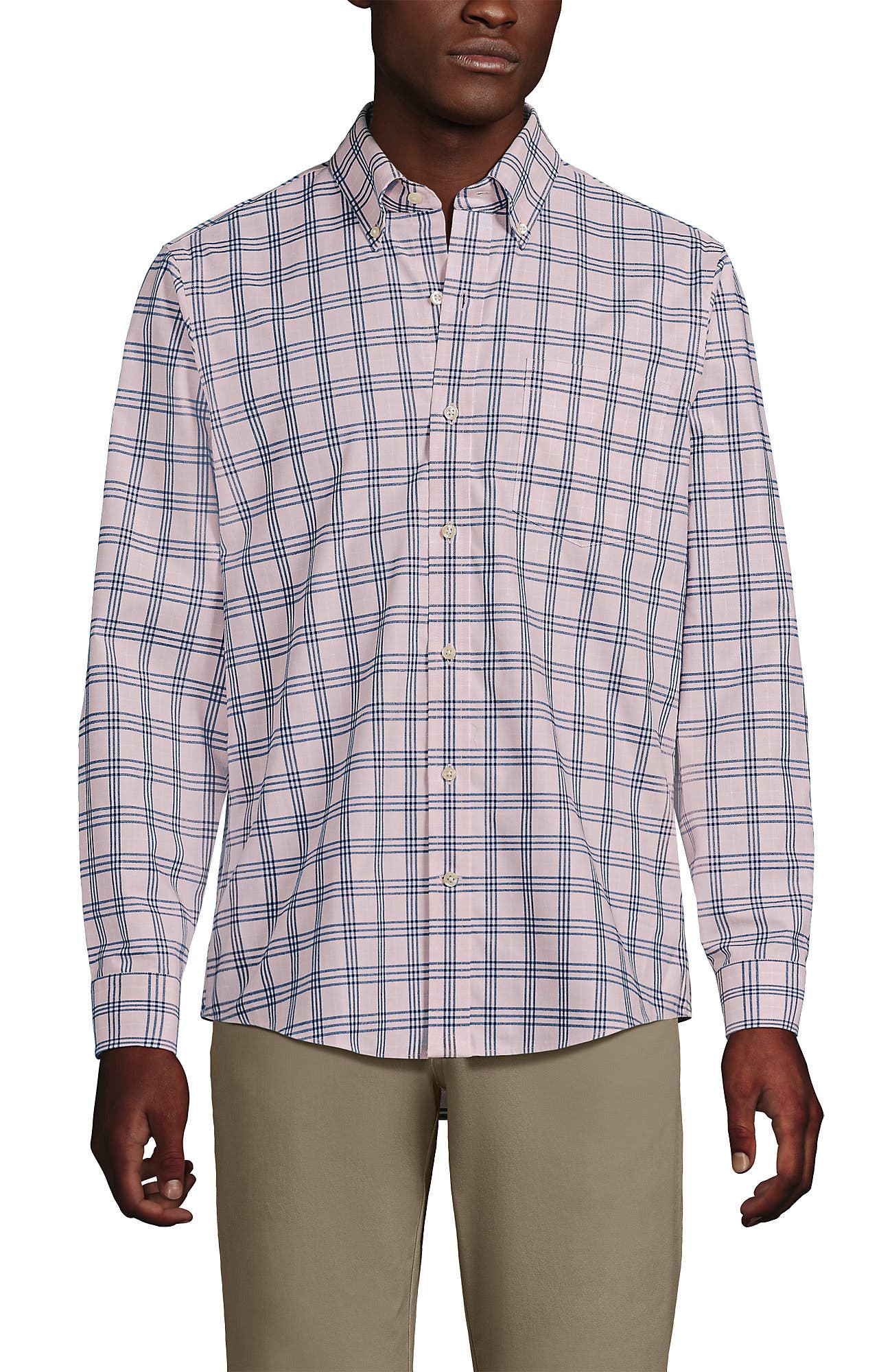 Sea Salt Pink/Navy Plaid