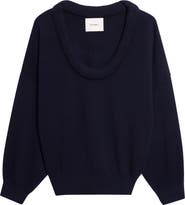 Lisa Yang Doria Padded Scoop Neck Cashmere Sweater
