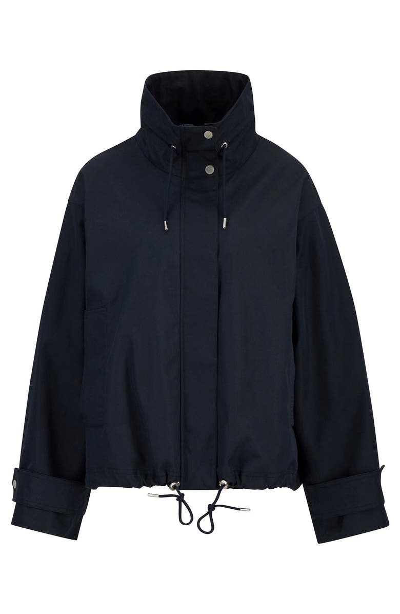 Barbour Bronwyn Showerproof Rain Jacket, Alternate, color, Dark Navy/ Dress Navy Tartan