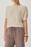 Splendid Ann Marie Short Sleeve Cotton Sweater