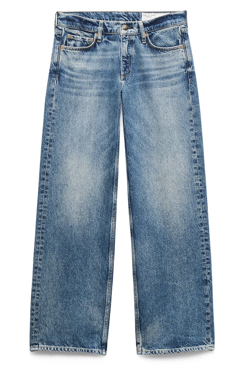Cam Low Rise Relaxed Straight Jeans, Alternate, color, ECHO
