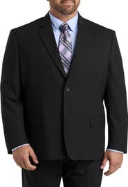 Oak Hill by DXL Big & Tall Perfect Fit Jacket-Relaxer Suit Jacket V2