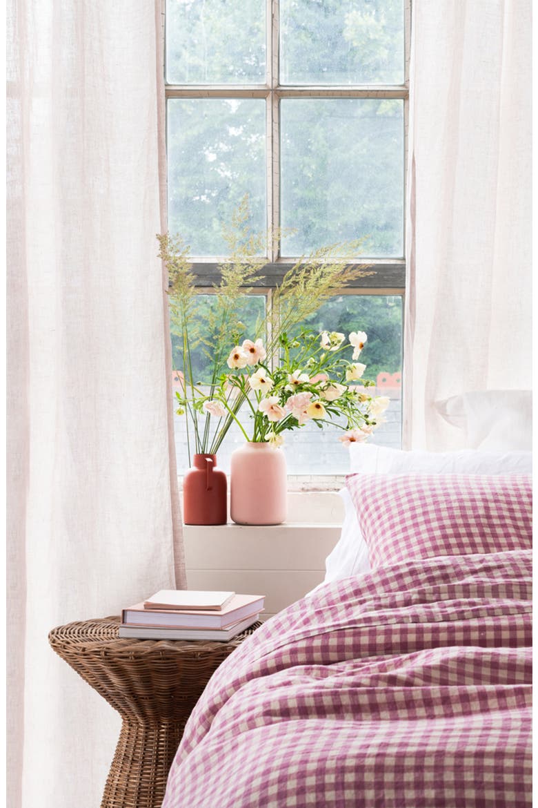 Set of 2 Linen Window Panels, Alternate, color, OATMEAL