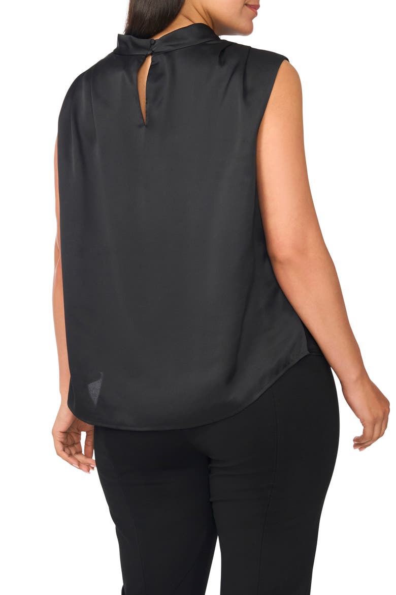 Cowl Neck Sleeveless Top, Alternate, color, RICH BLACK