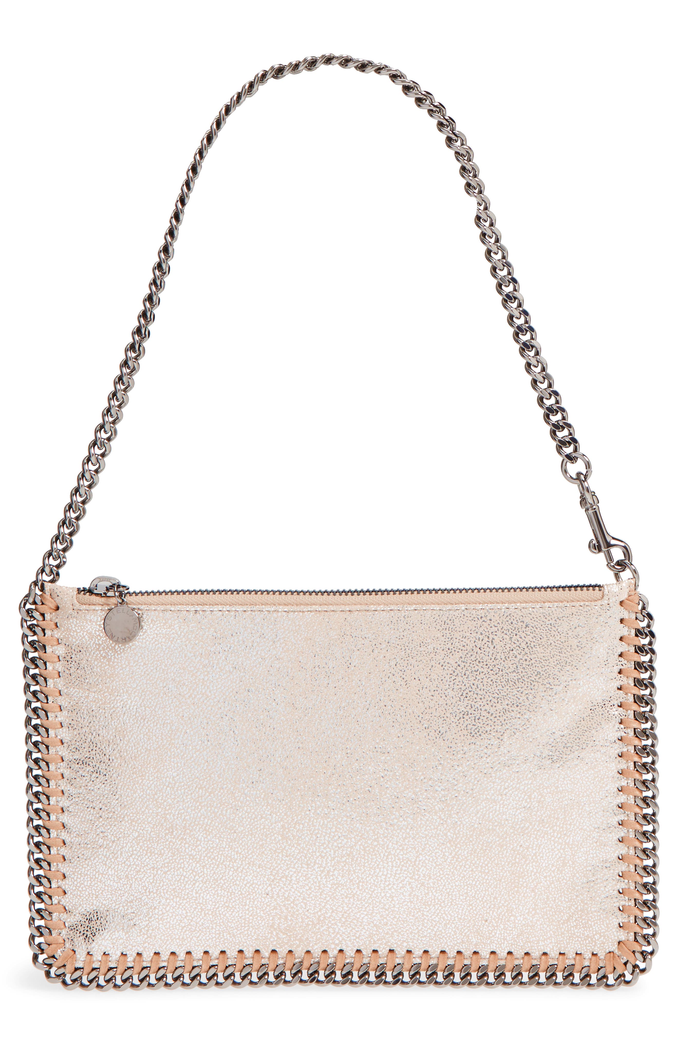 Stella McCartney 'Falabella' Pouch with Convertible Strap, Main, color, 