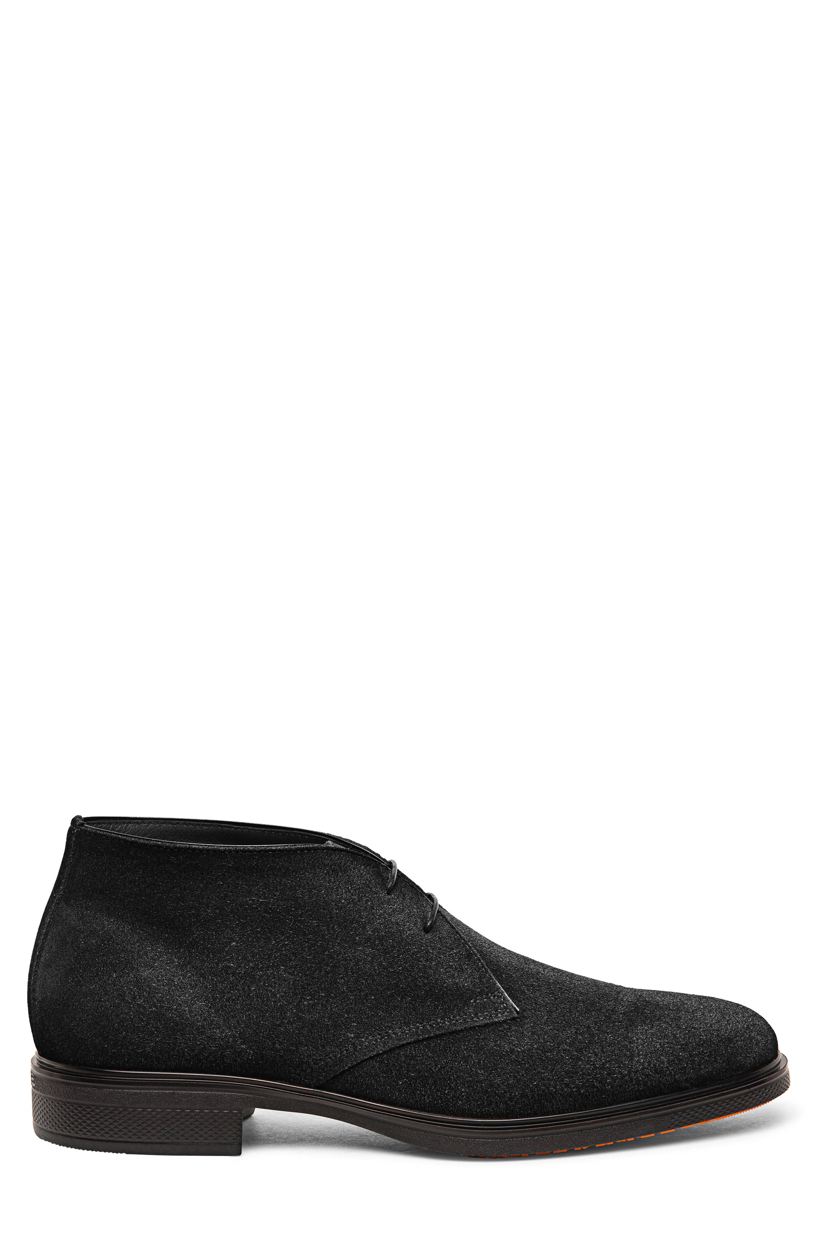 Santoni Easy Chukka Boot, Alternate, color, Black