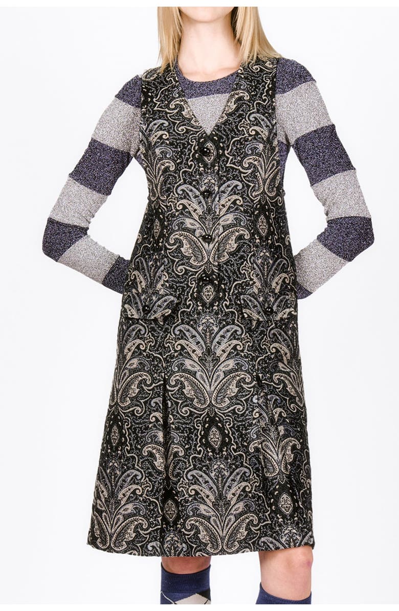 Anna Sui Tapestry Dress, Main, color, 