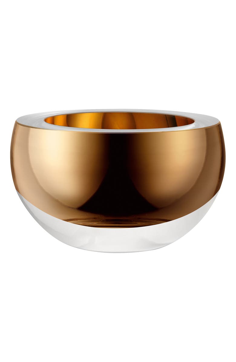 LSA Gold Glass Host Bowl, Main, color, Gold
