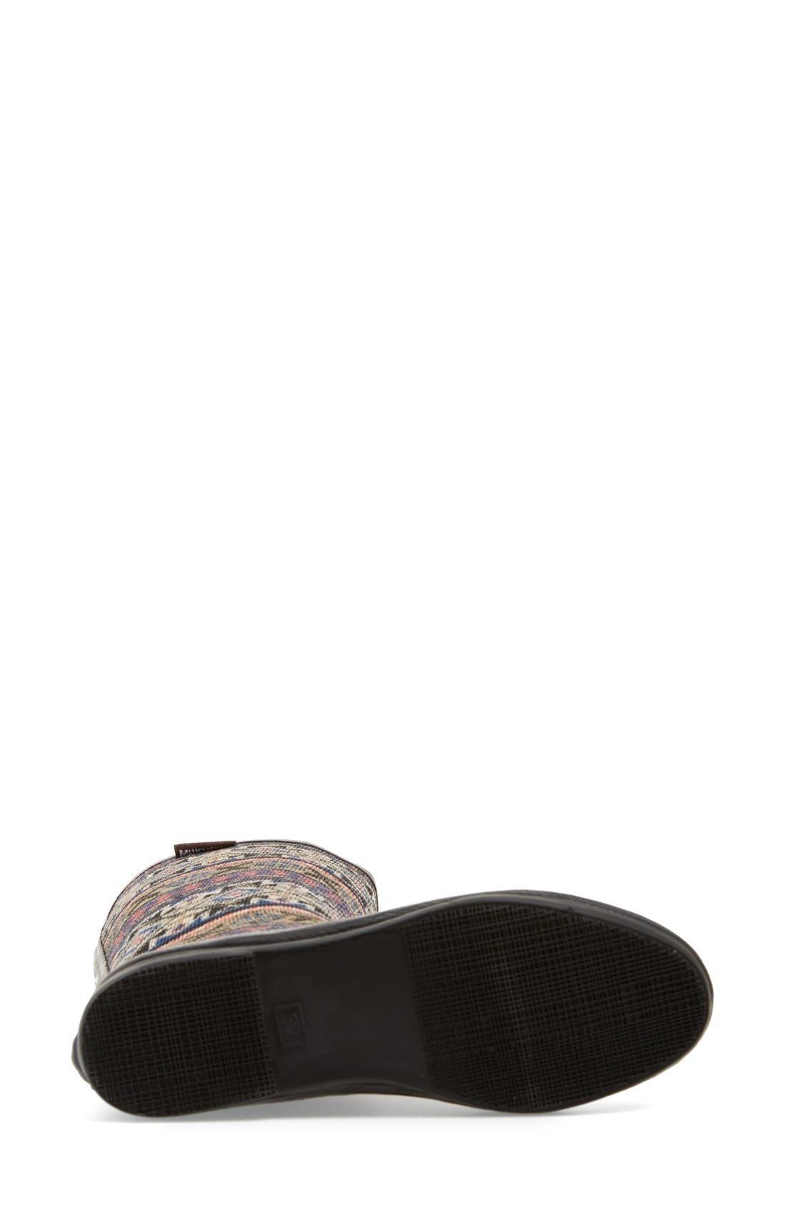 'Aubrie' Fair Isle Knit Rain Boot, Alternate, color, PURPLE