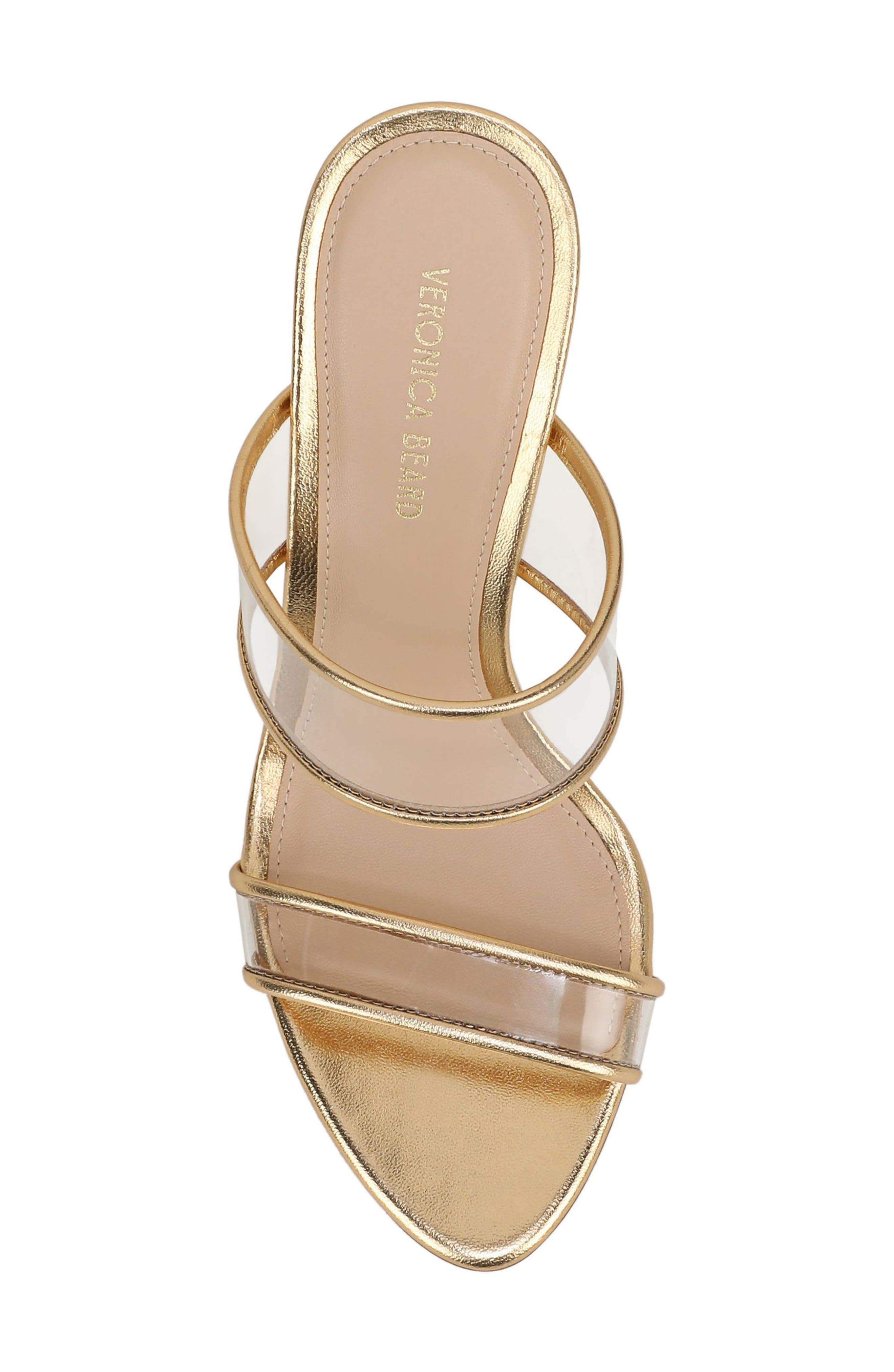 Asha Sandal, Alternate, color, CLEAR/ PALE GOLD