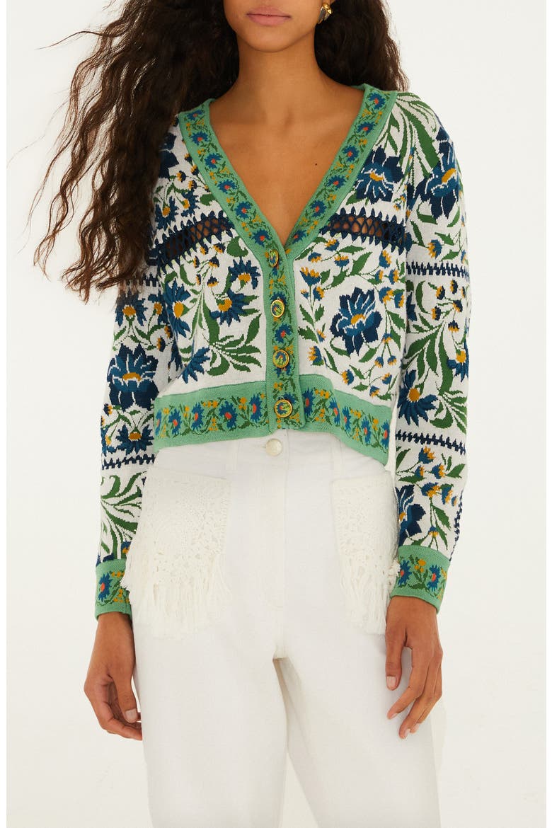 Manoela Knit Crop Cardigan, Main, color, MANOELA OFF-WHITE