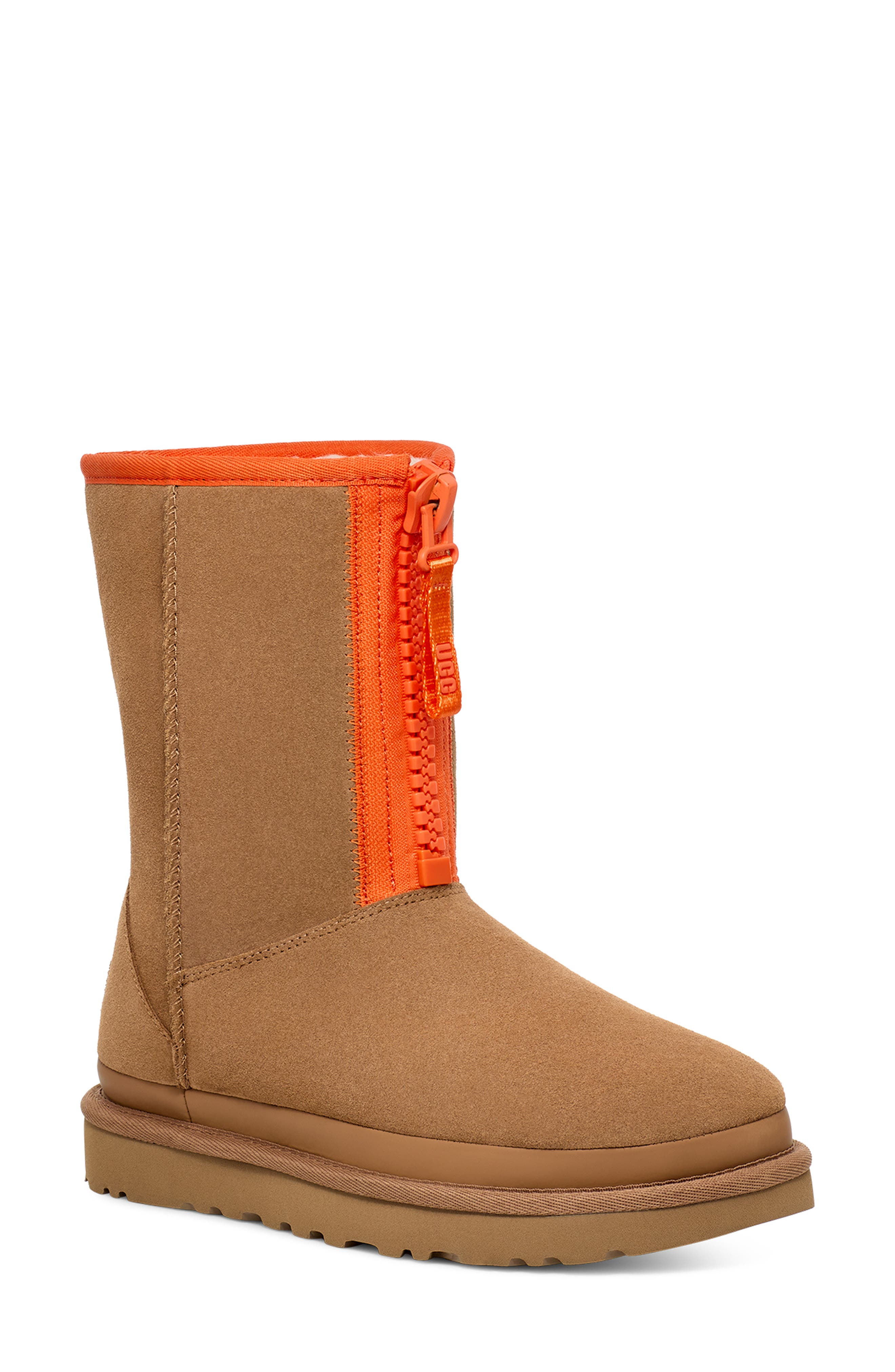 UGG® Classic Zip Front Short Boot (Women) | Nordstromrack