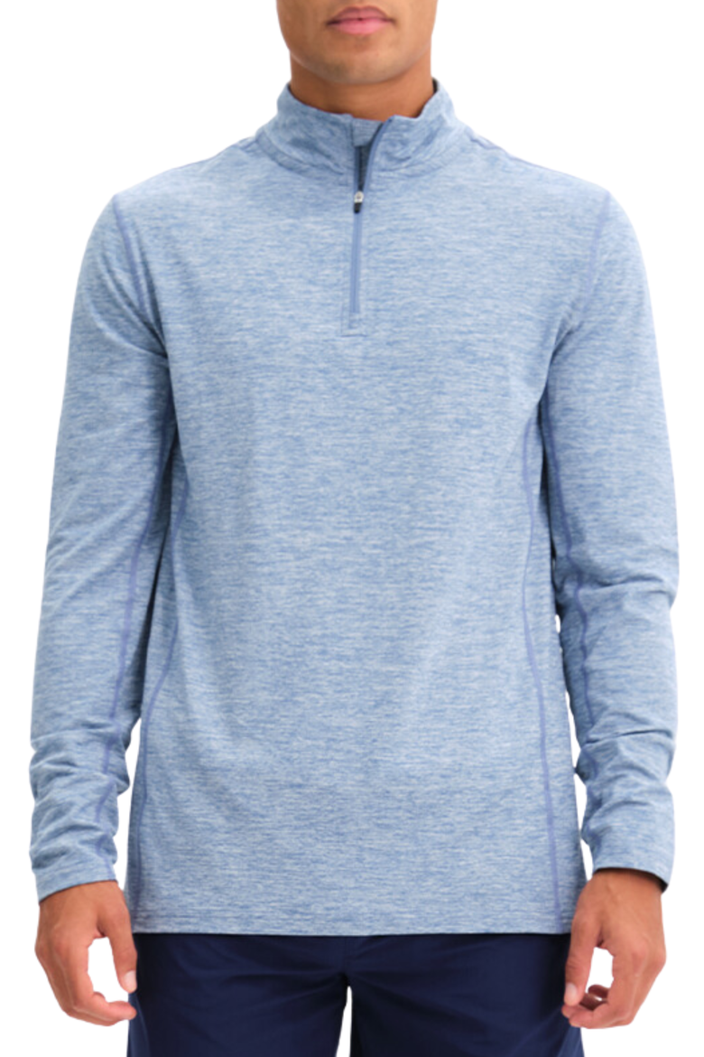 Purus Lightweight Quarter-Zip Midlayer, Main, color, Coronet Blue