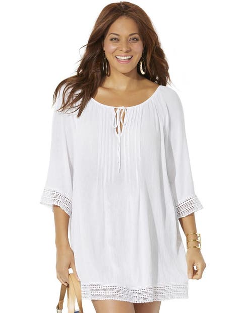 Giana Crochet Cover Up Tunic