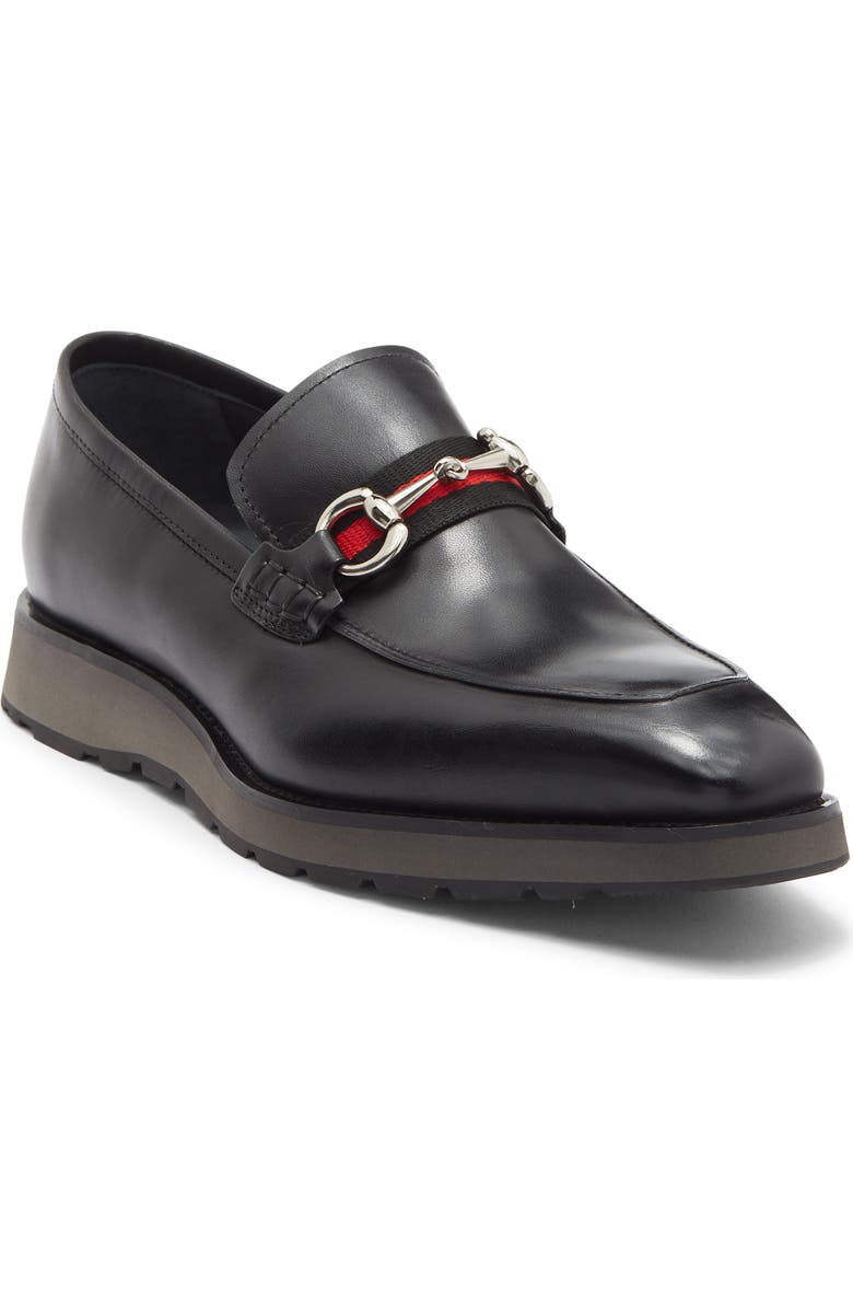 Maison Forte Dominica Hybrid Bit Loafer, Main, color, Black