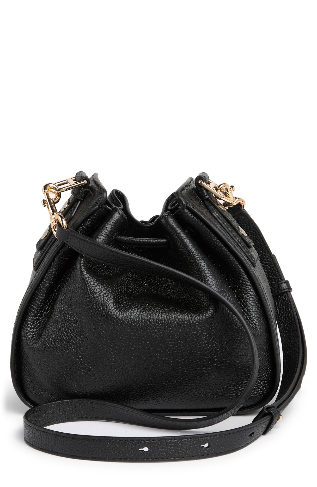 Marc Jacobs Leather Mini Bucket Bag, Alternate, color, 