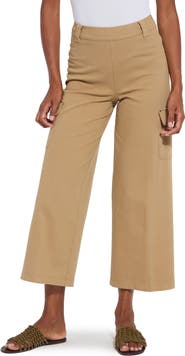 Lysse Erin West High Waist Crop Wide Leg Utility Pants