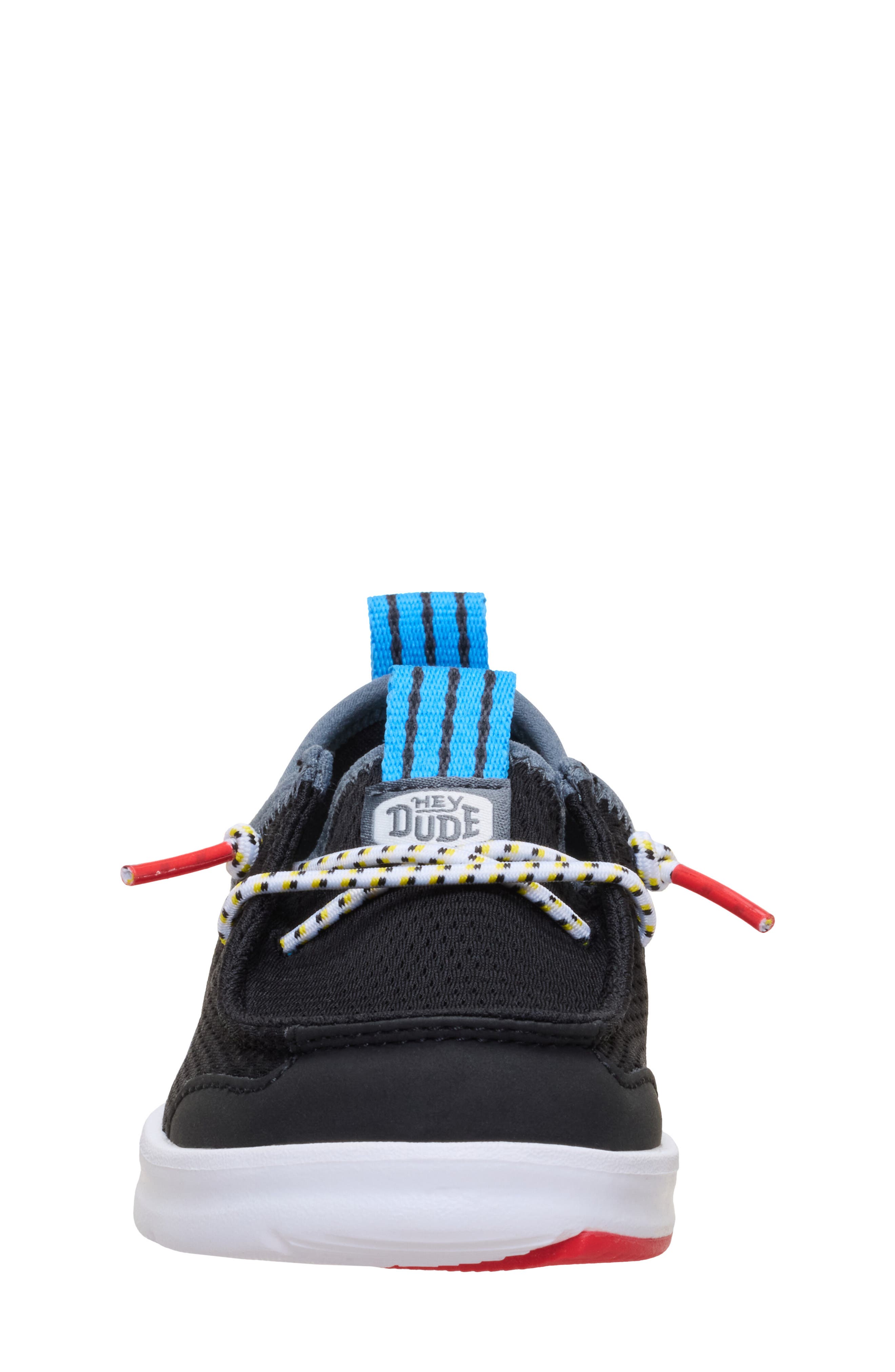 Hey Dude Kids' Wally Hey2O Wander Mesh Slip-On, Alternate, color, Black