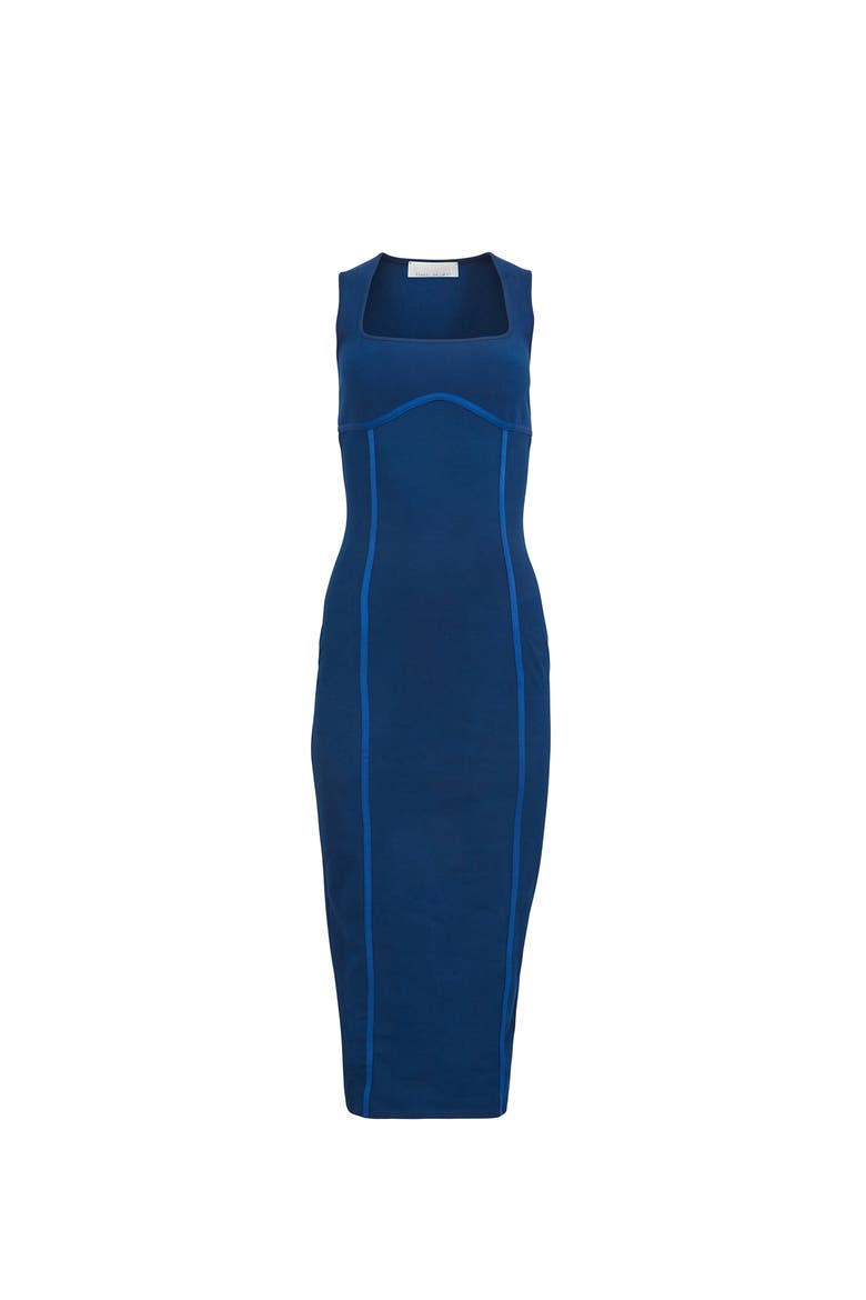 Organic Cotton Scoop Neck Dress, Alternate, color, Midnight Navy