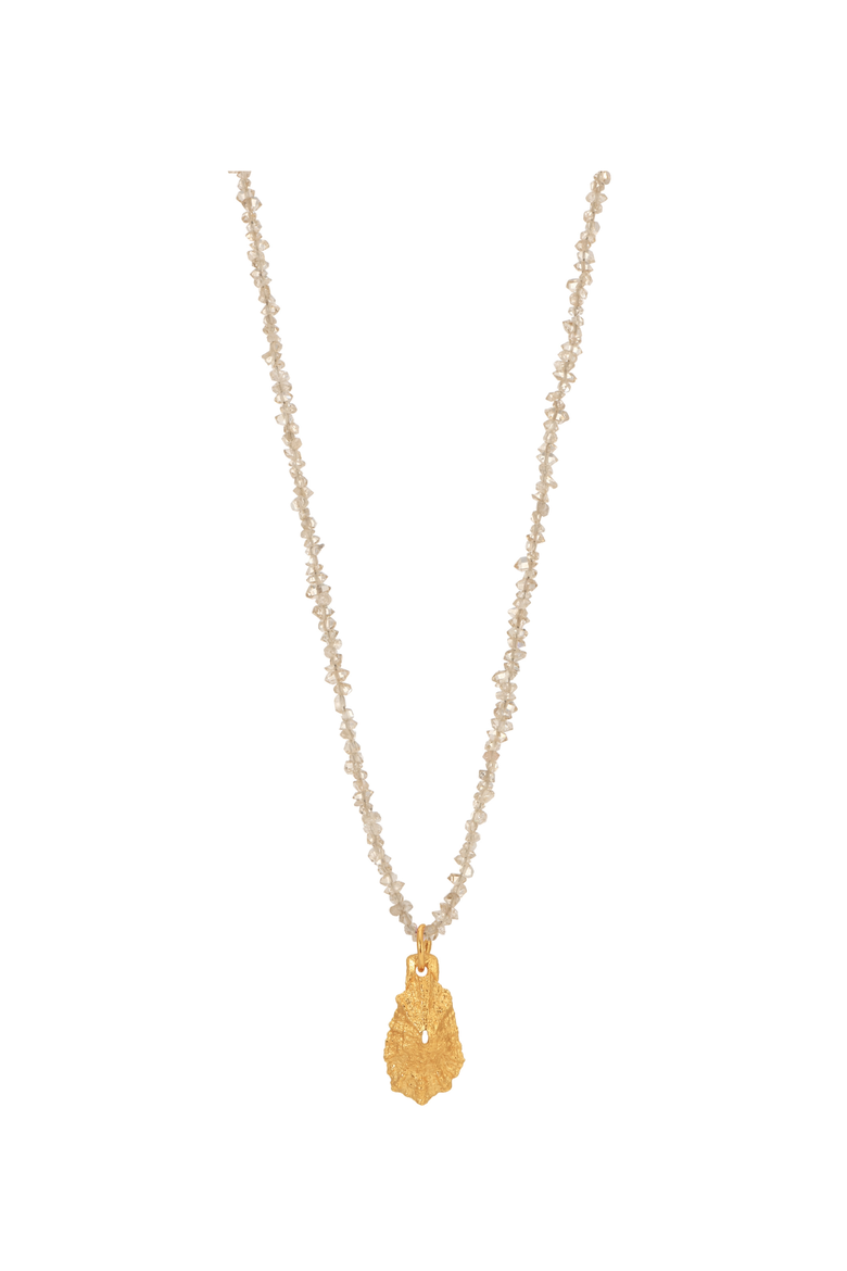 Petit Diamant Herkimer and Limpet Necklace, Alternate, color, 18K Gold Vermeil