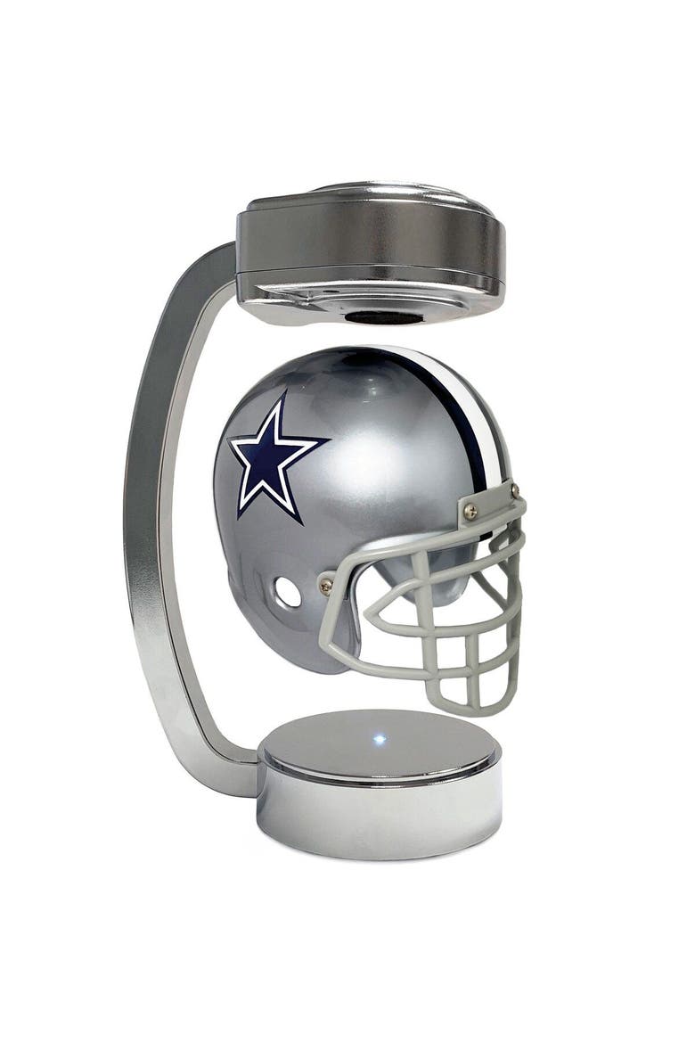 Dallas Cowboys Chrome Base Mini Hover Helmet, Main, color, Silver