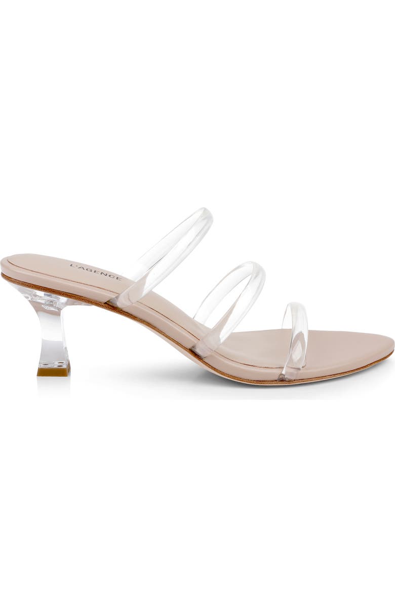 L'AGENCE Ludovica Slide Sandal, Alternate, color, Chai