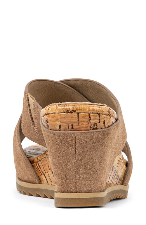 Donald Pliner Sisu Platform Wedge Sandal In Tobacco
