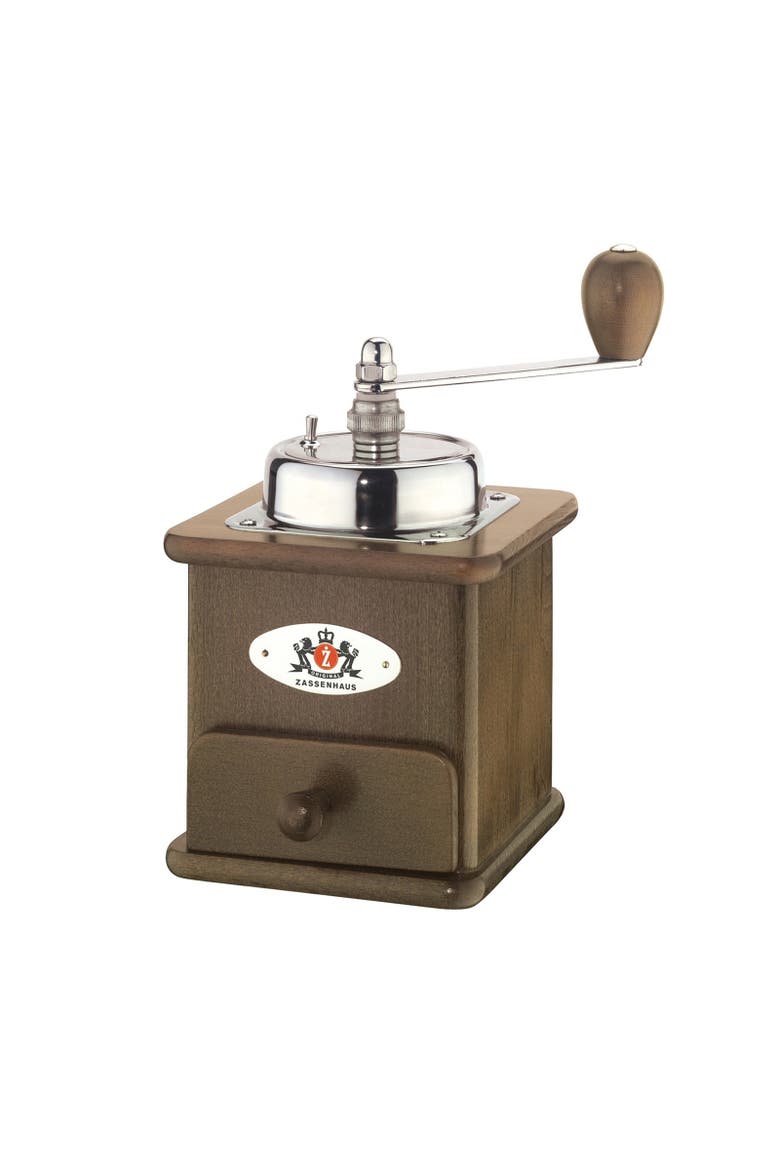 Manual Coffee Mill and Grinder, Main, color, Brown