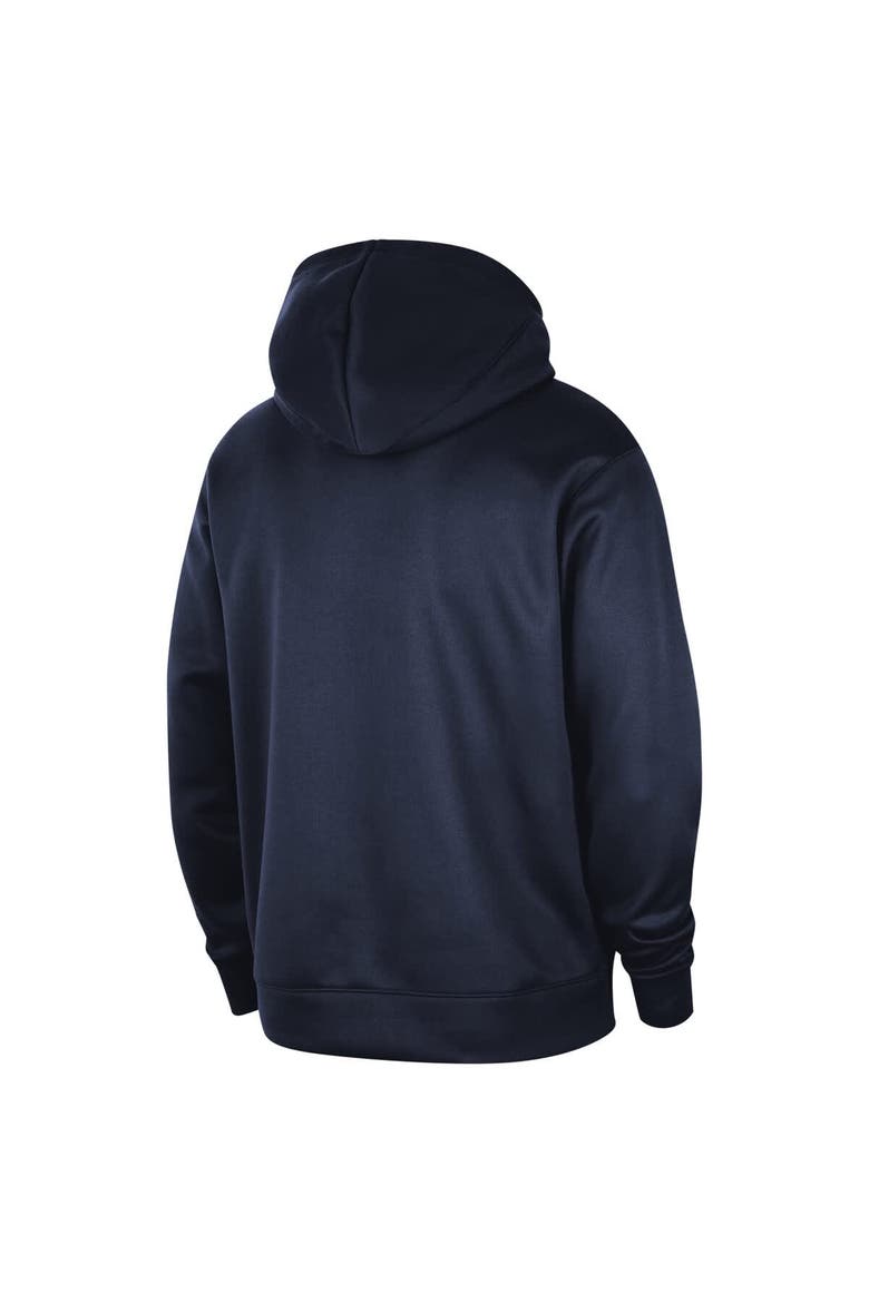 Men's Nike Navy Washington Wizards 2024/25 Spotlight On-Court Practice Performance Pullover Hoodie, Alternate, color, Navy