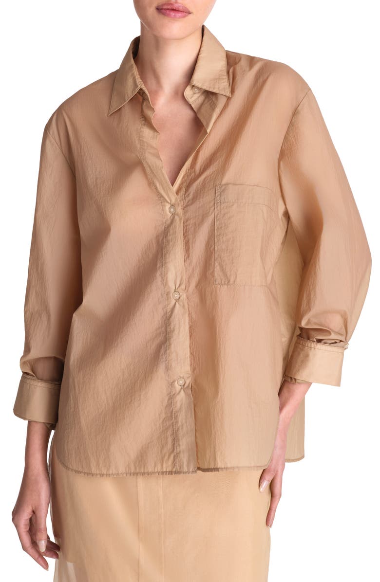 TWP Next Morning Button-Up Shirt, Main, color, 