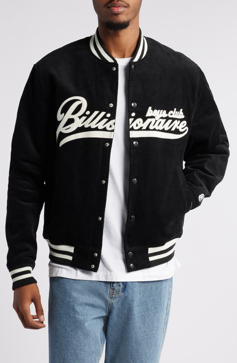 Billionaire Boys Club Space Crew Corduroy Bomber Jacket, Main, color, 