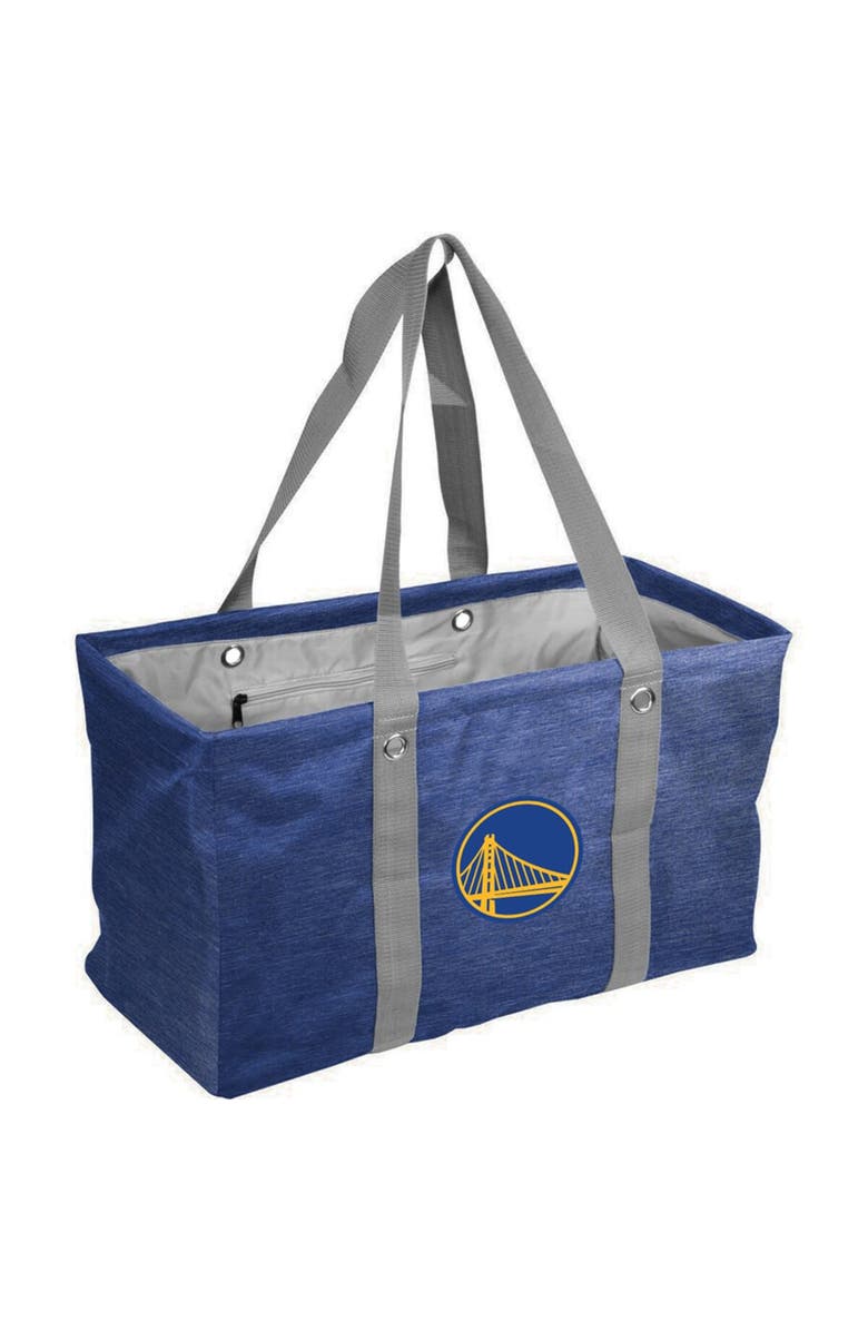 LOGO BRANDS Golden State Warriors Crosshatch Picnic Caddy Tote Bag, Main, color, 
