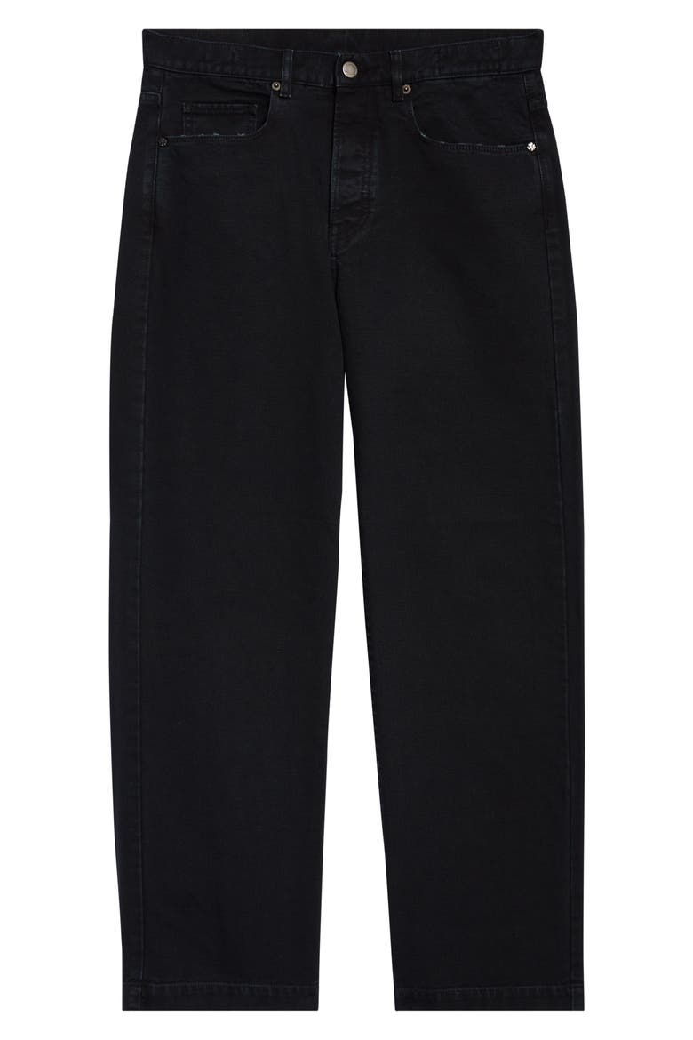 Oceano Straight Leg Canvas Trousers, Alternate, color, DARK BLUE
