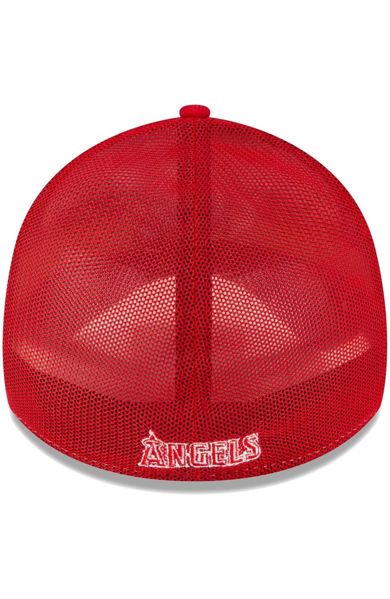 New Era Men's New Era Red/White Los Angeles Angels 2023 On-Field Batting Practice 39THIRTY Flex Hat, Alternate, color, White