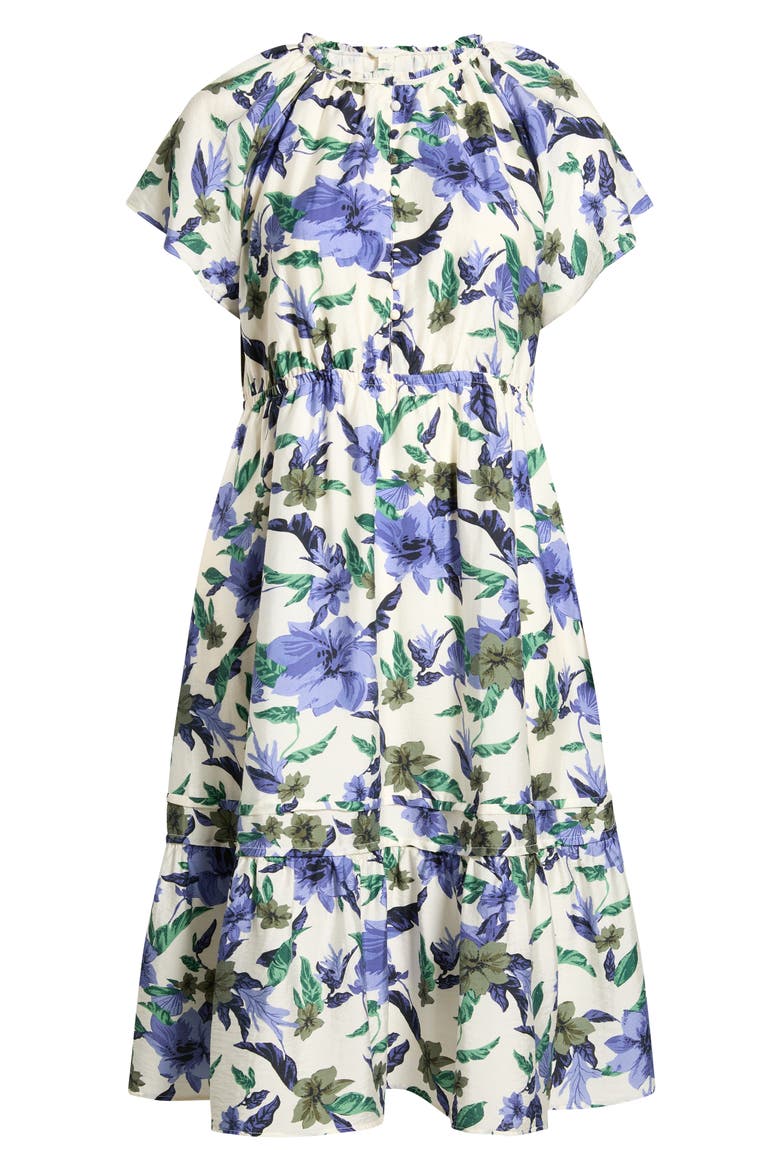Flutter Sleeve Tiered Dress (Women) | Nordstrom