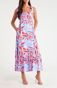 SUGARLIPS Hendy Shoulder Tie Maxi Sundress
