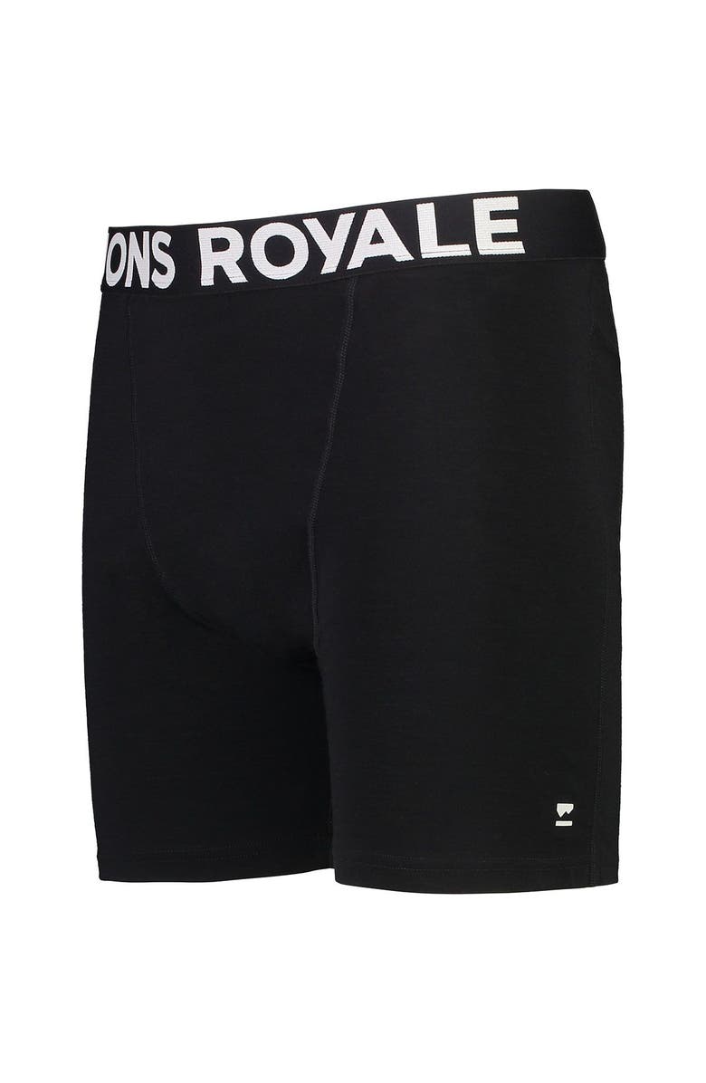 Mons Royale Hold 'Em Boxer Brief - Men's, Alternate, color, Black Ii