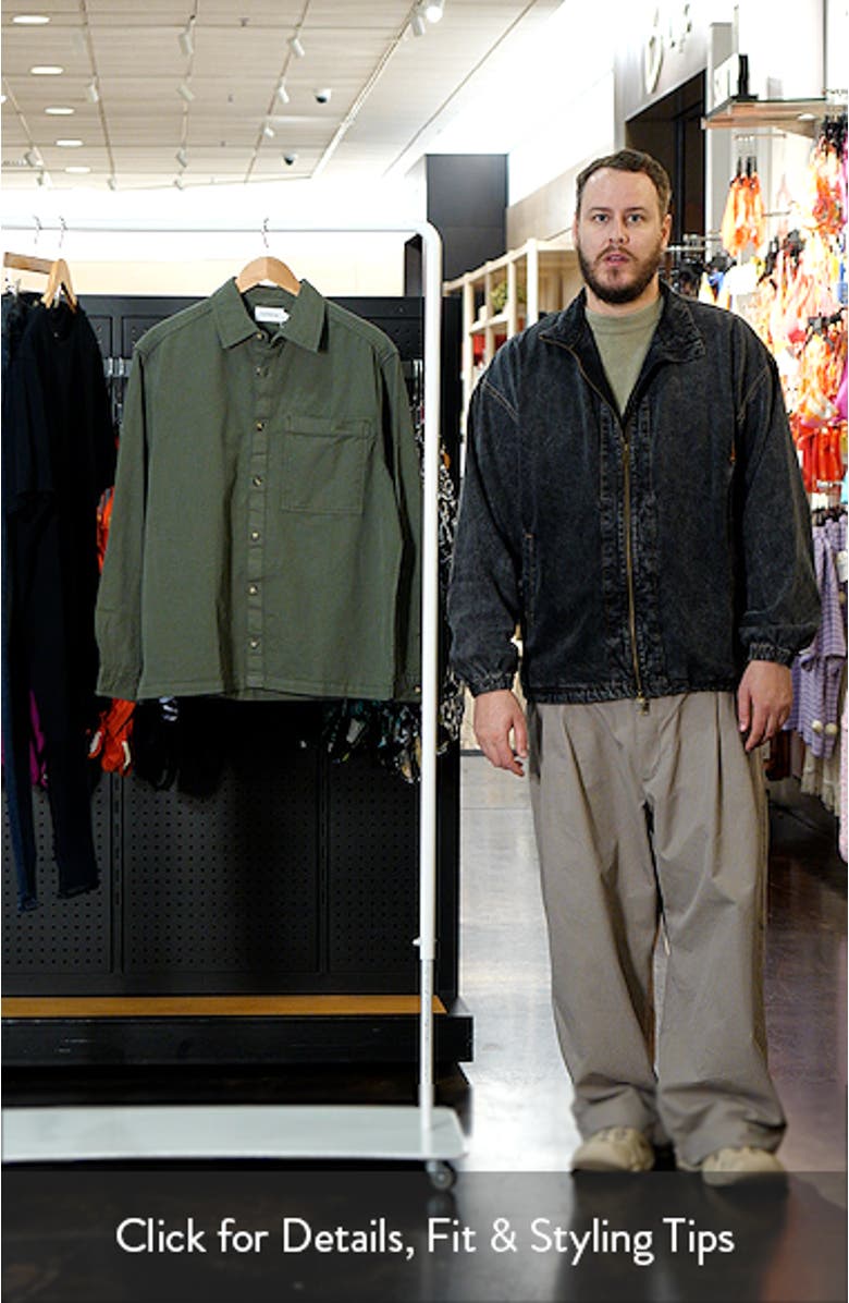 Washed Twill Overshirt, sales video thumbnail