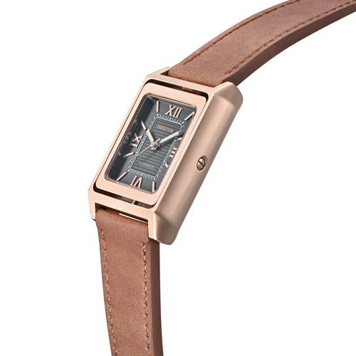 Heritor Automatic Esteban Mens Automatic Watch In Brown