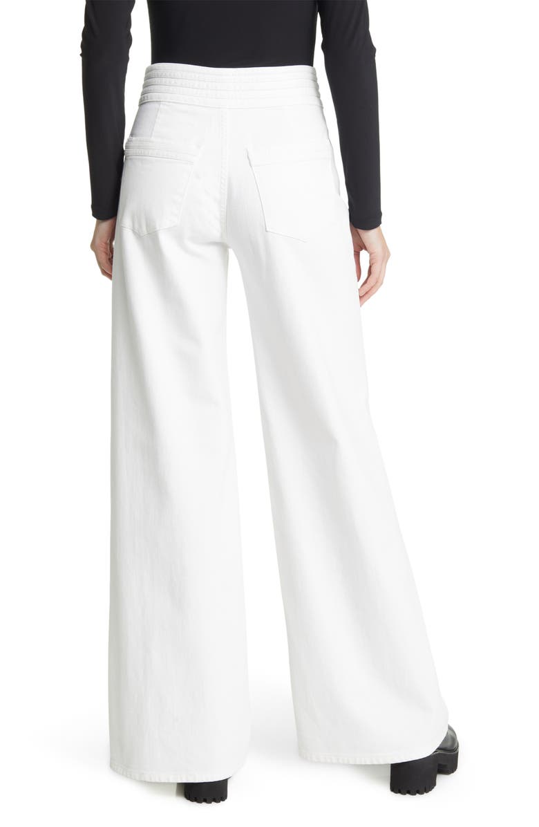 FRAME Paneled High Waist Wide Leg Jeans, Alternate, color, 