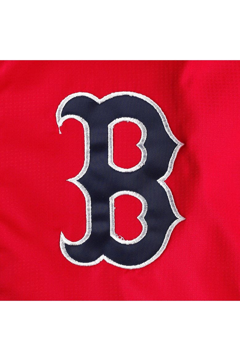 Men's G-III Sports by Carl Banks Red/Navy Boston Red Sox Fair Catch Half-Zip Hoodie, Alternate, color, Red