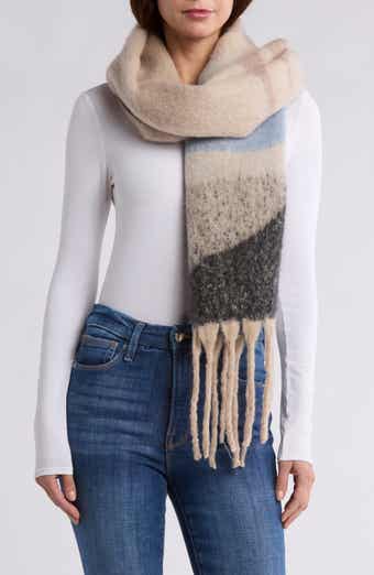 Fringe Knit Scarf