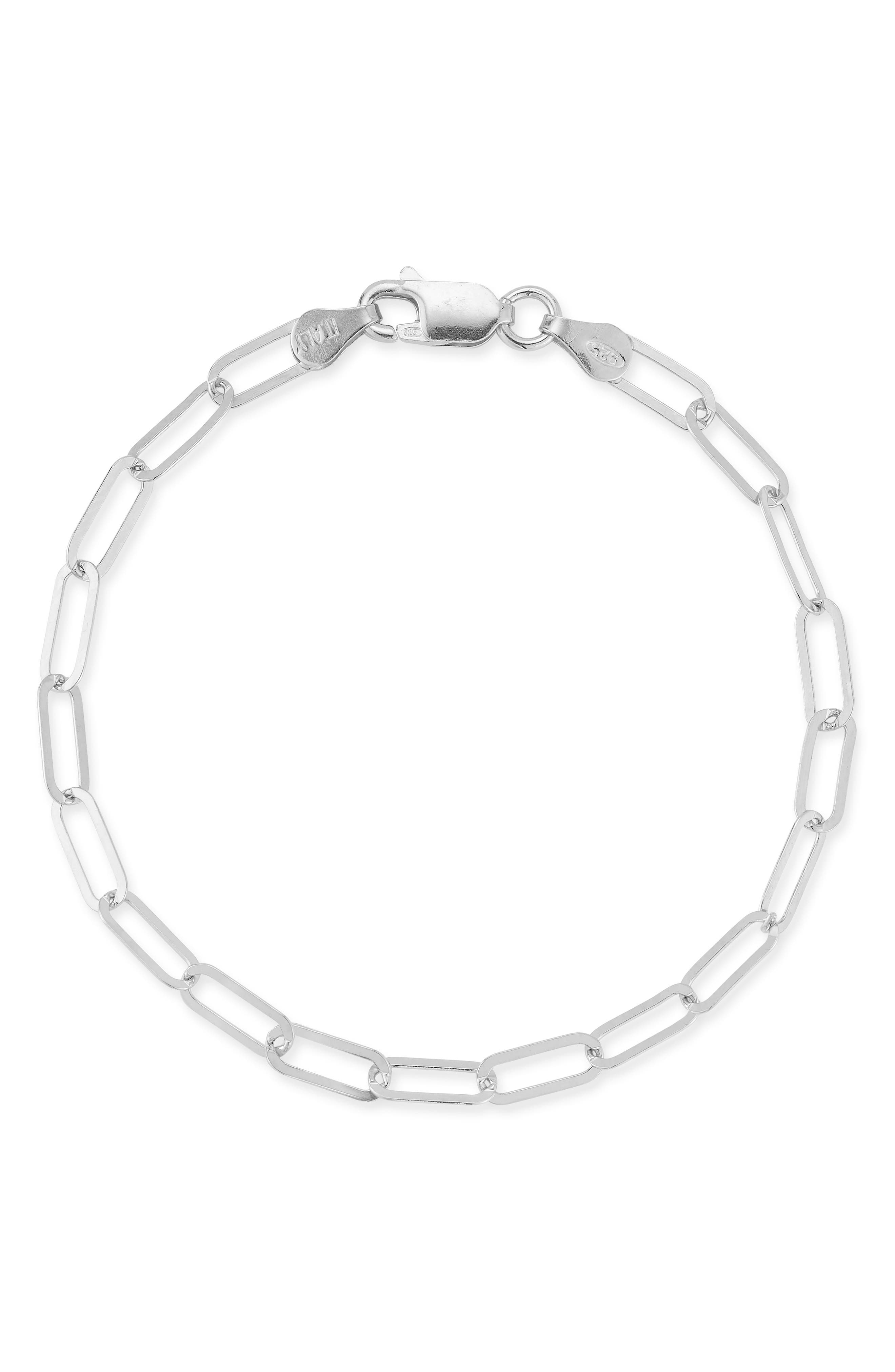 GLAZE JEWELRY Paperclip Chain Anklet